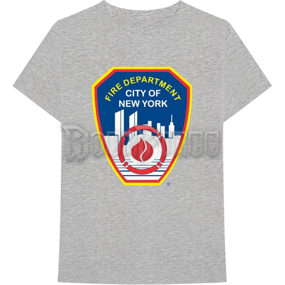 New York City - Fire Dept. Badge - unisex póló - NYCTS04MG