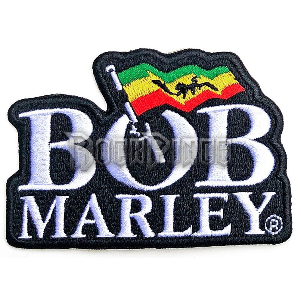 Bob Marley - Logo - kisfelvarró - BMAPAT03