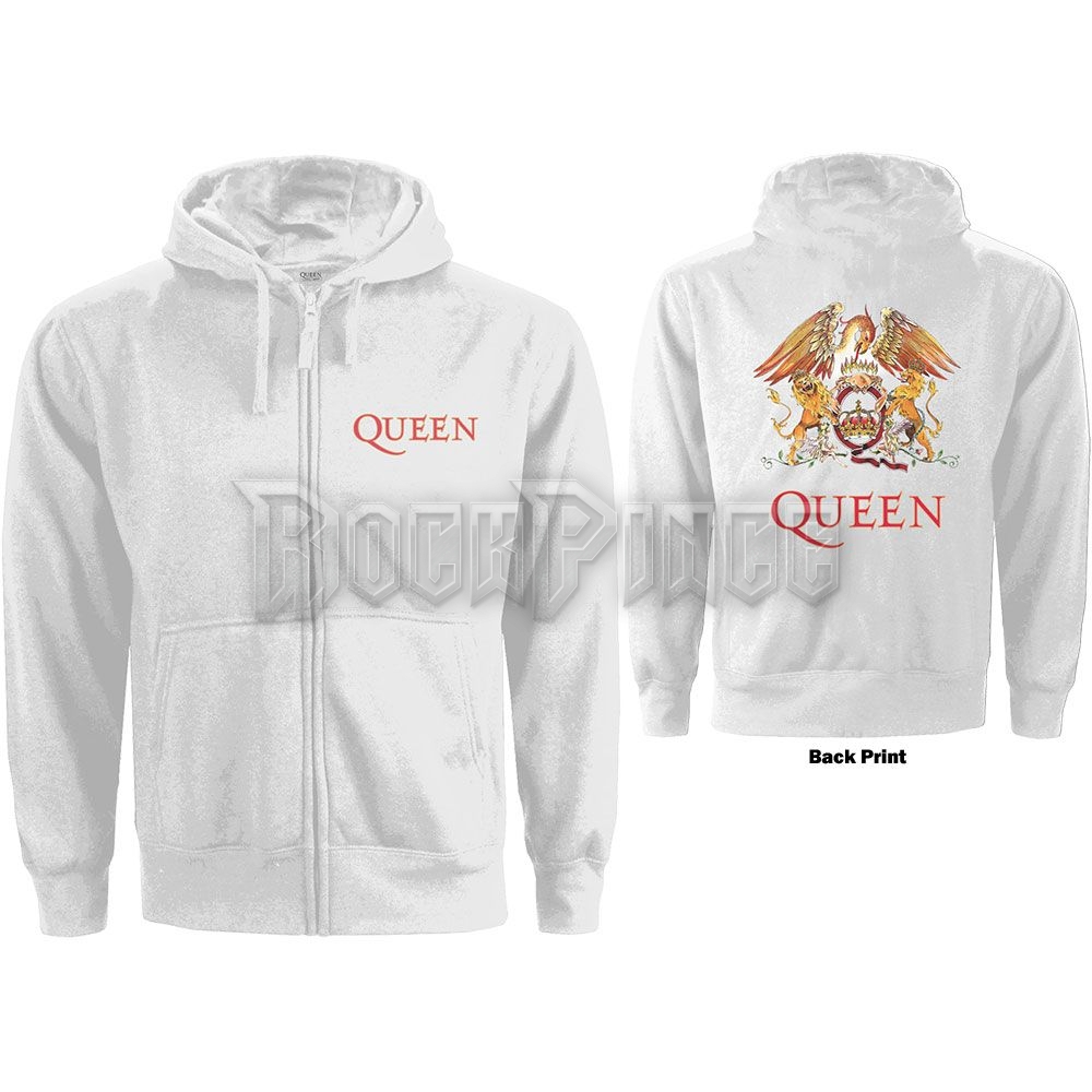 Queen - Classic Crest - női cipzáras kapucnis pulóver - QUZHD03LW