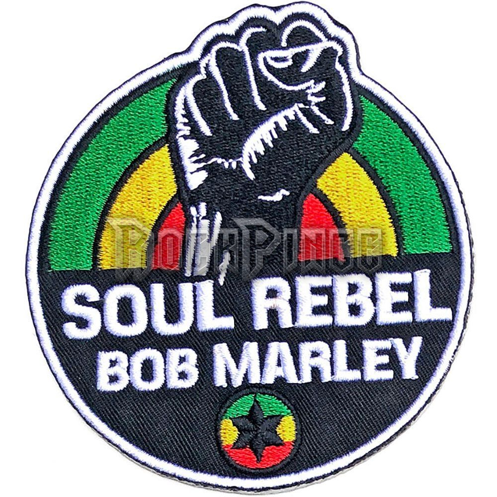 Bob Marley - Soul Rebel - kisfelvarró - BMAPAT05