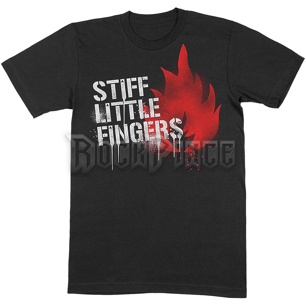 Stiff Little Fingers - Graffiti - unisex póló - SLFTS02MB