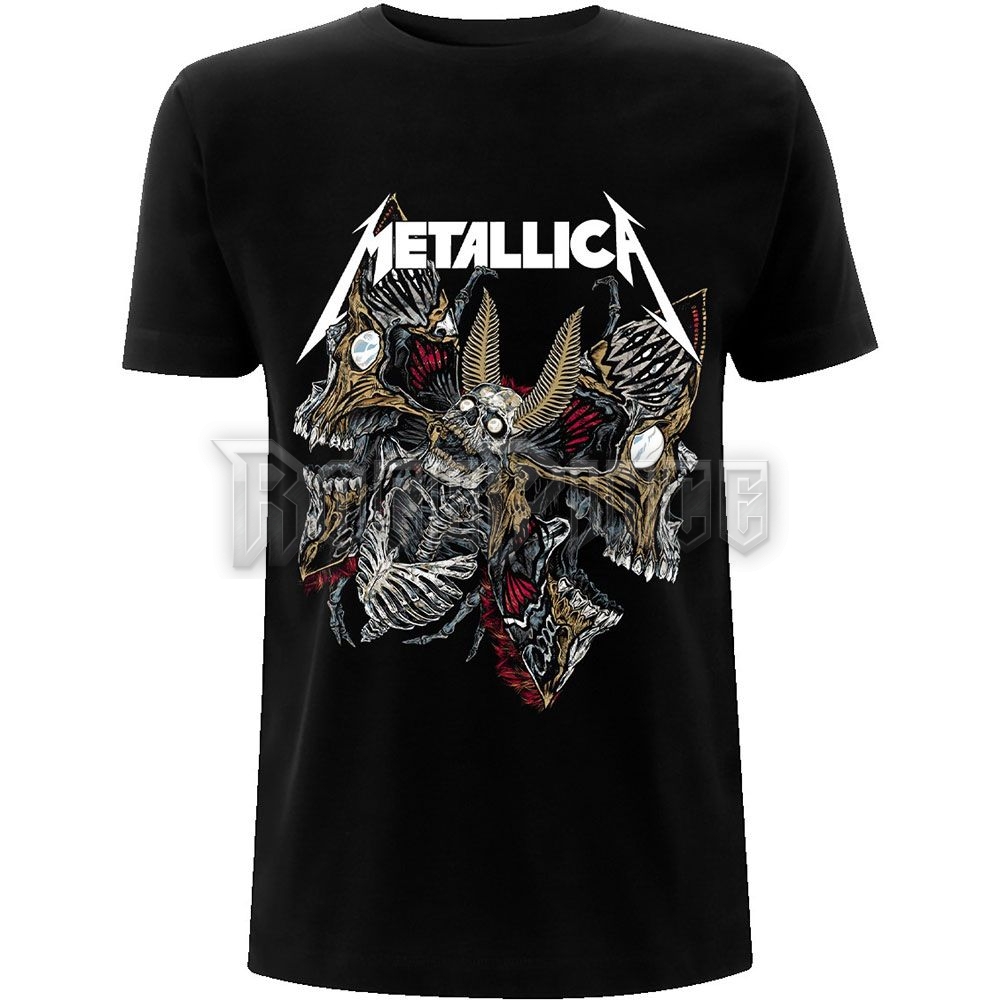 Metallica - Skull Moth - unisex póló - METTS38MB