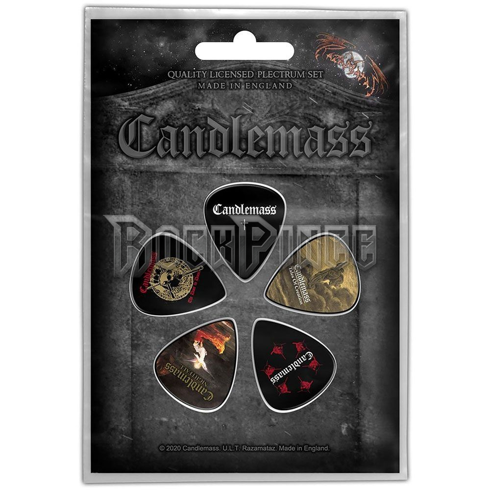 Candlemass - Gravestone - gitárpengető szett - PP044