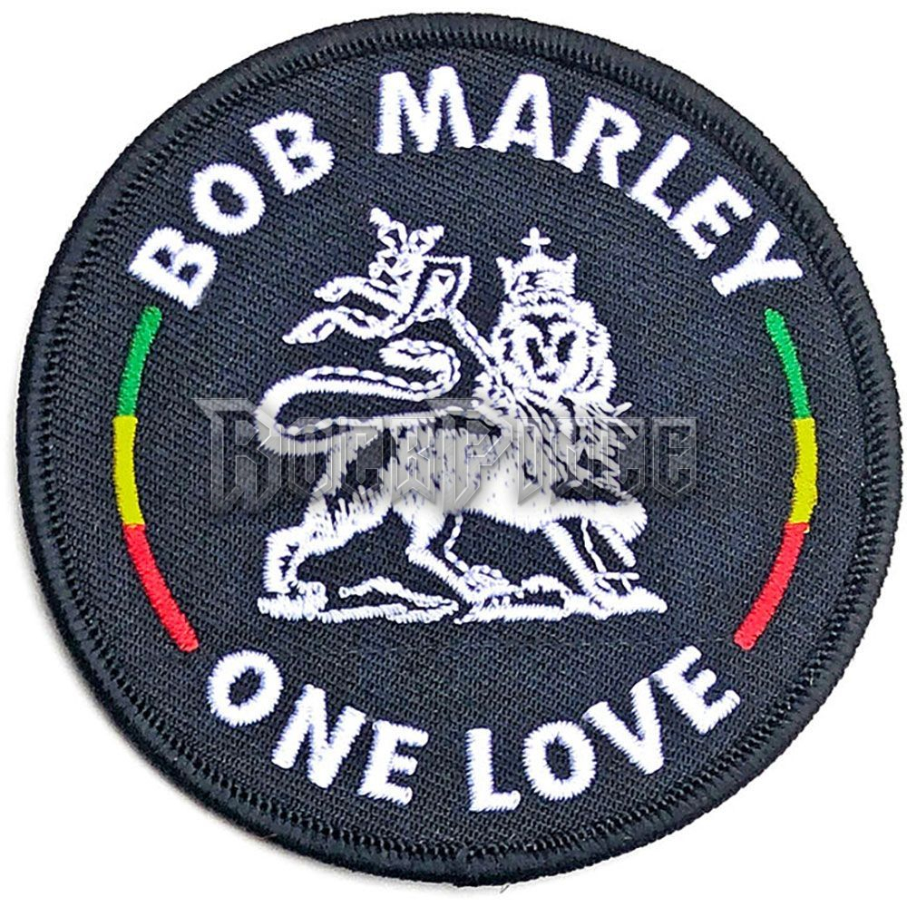 Bob Marley - Lion - kisfelvarró - BMAPAT02