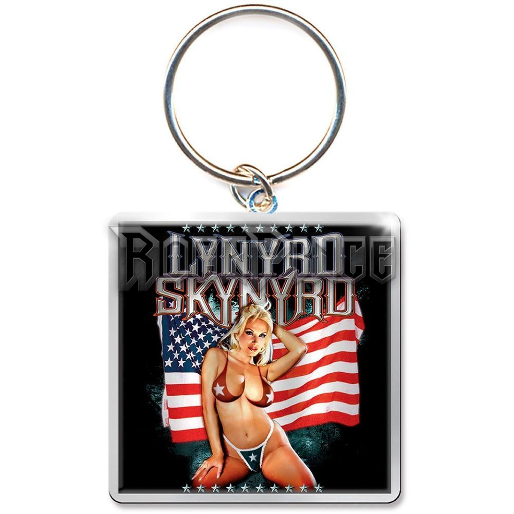 Lynyrd Skynyrd - American Flag - kulcstartó - LSTWKEY01