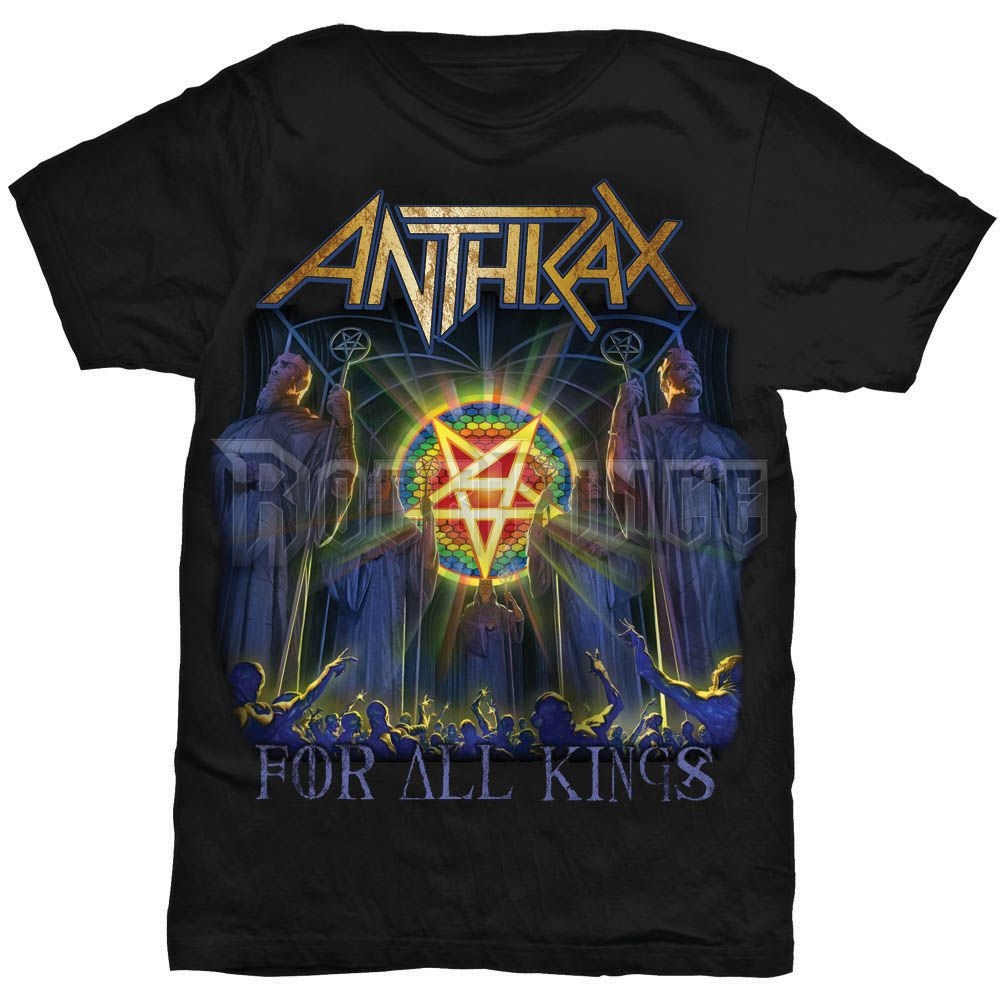 Anthrax - For All Kings Cover - unisex póló - ANTHTEE14MB05