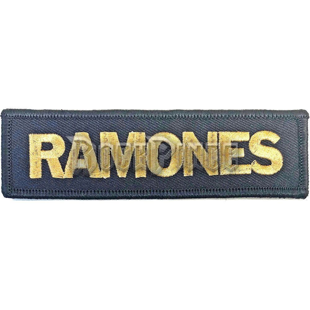 Ramones - Gold Logo - kisfelvarró - RAPAT04