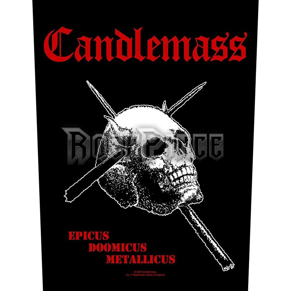 Candlemass - Epicus Doomicus Metallicus - hátfelvarró - BP1175