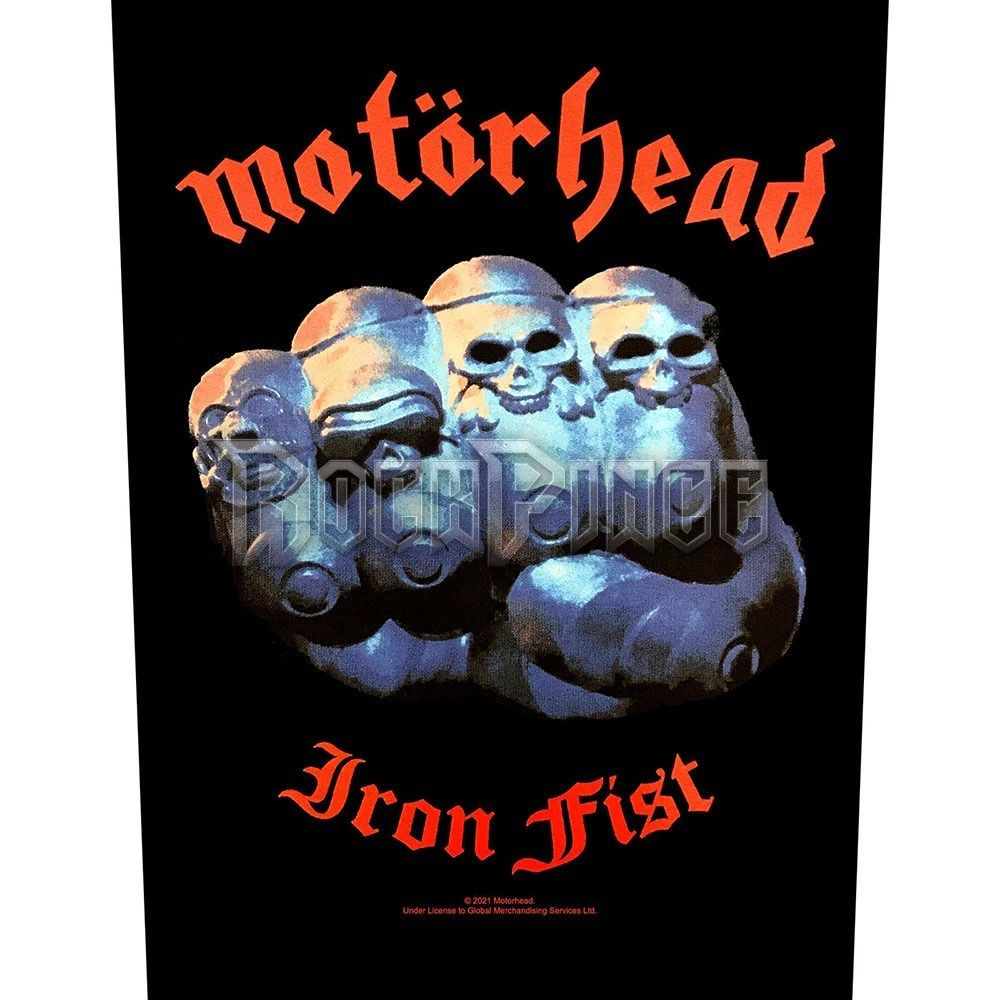 Motörhead - Iron Fist 2017 - hátfelvarró - BP1182