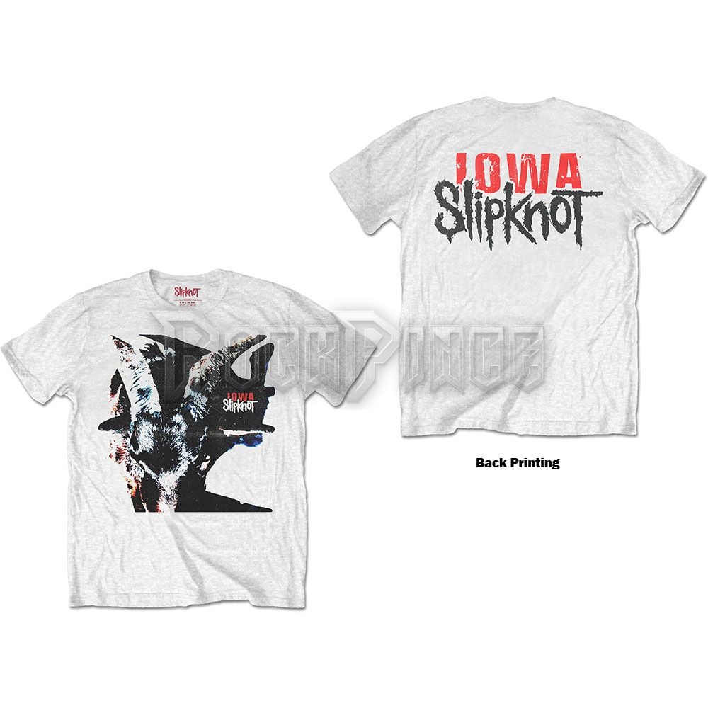 Slipknot - Iowa Goat Shadow - unisex póló - SKTS62MW