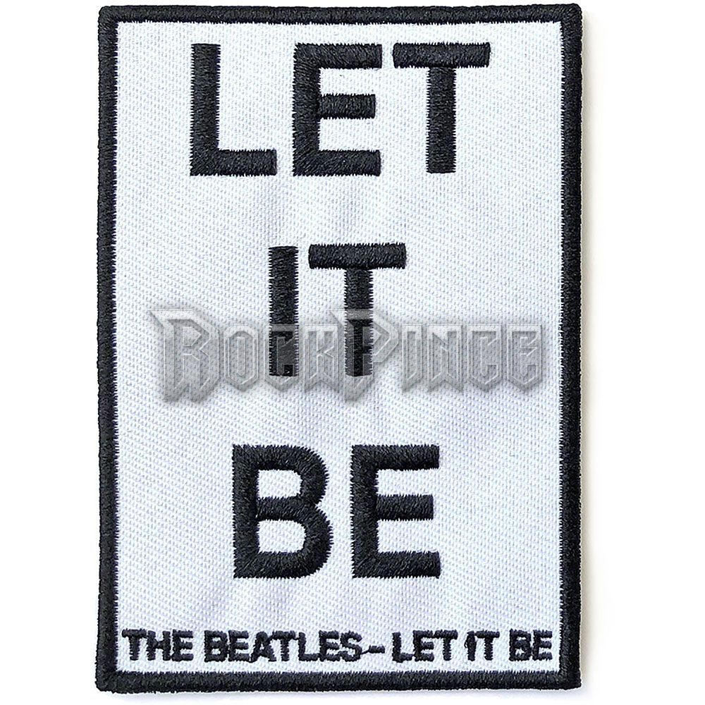 The Beatles - Let It Be - kisfelvarró - BEATSONGPAT13