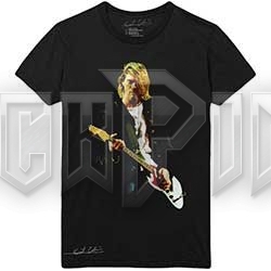 Kurt Cobain - Guitar Photo Colour - unisex póló - KCTS09MB