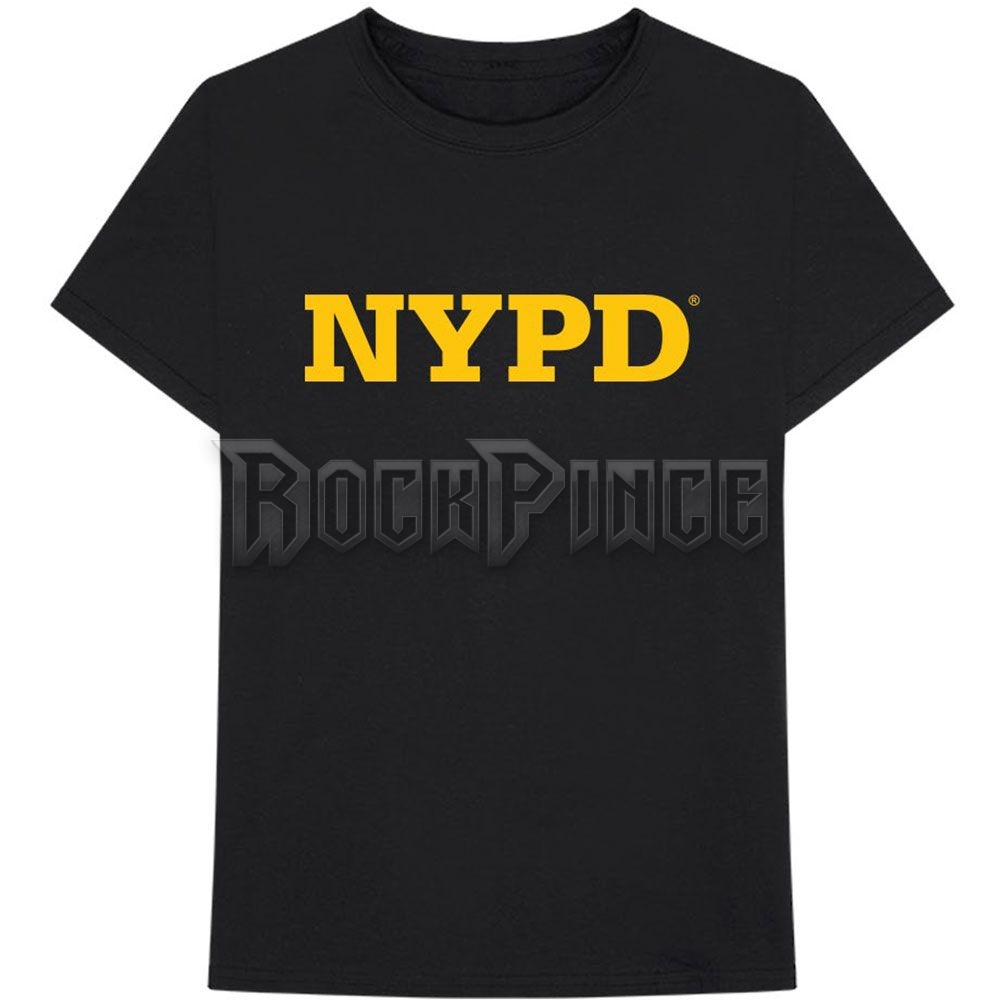 New York City - NYPD Text Logo - unisex póló - NYCTS02MB