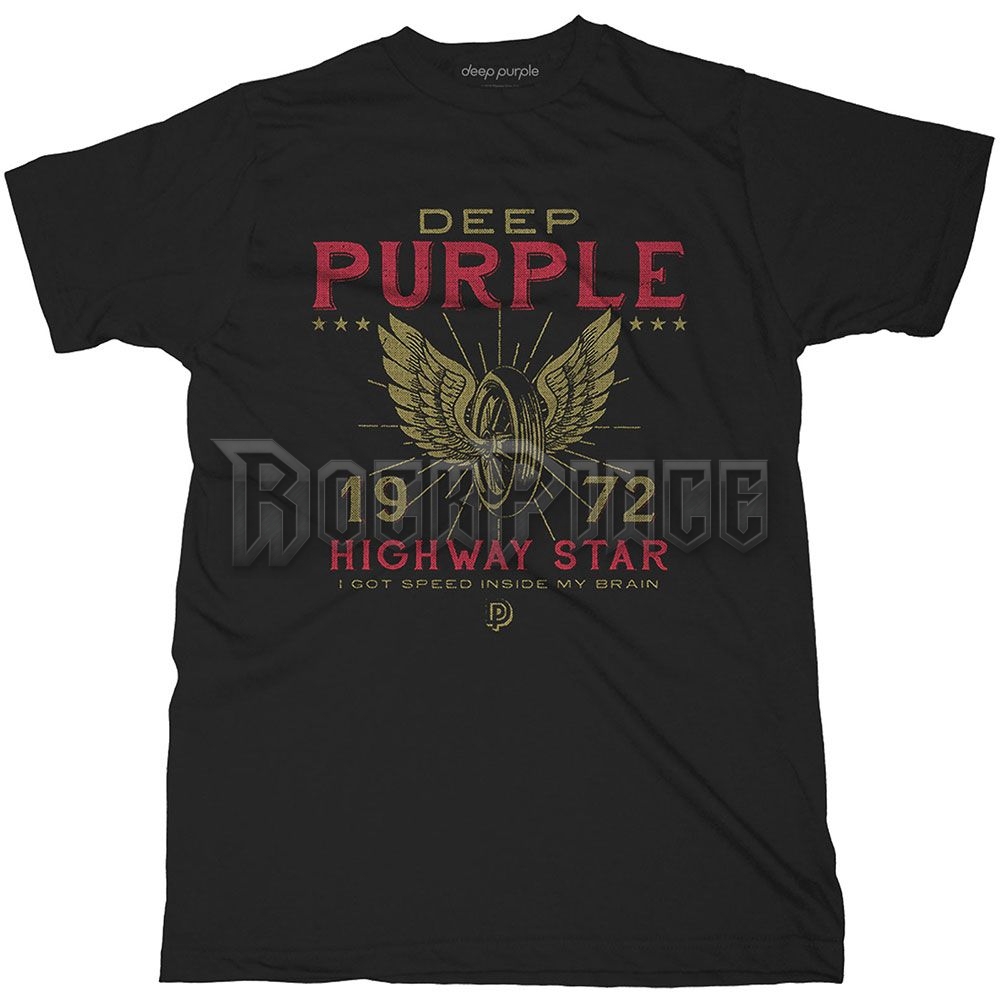 Deep Purple - Highway Star - unisex póló - DPTS05MB