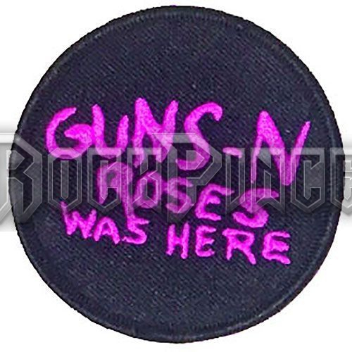 Guns N' Roses - Was Here - kisfelvarró - GNRPAT11