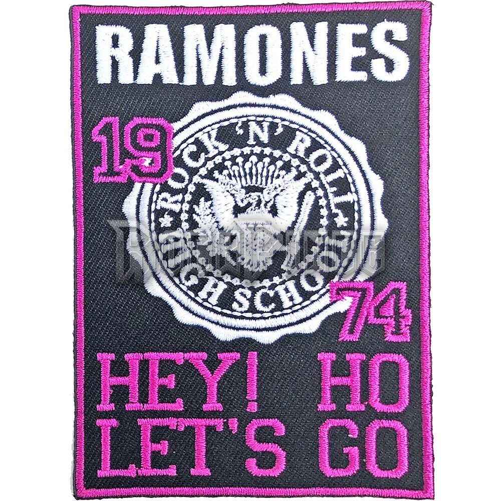 Ramones - High School - kisfelvarró - RAPAT03