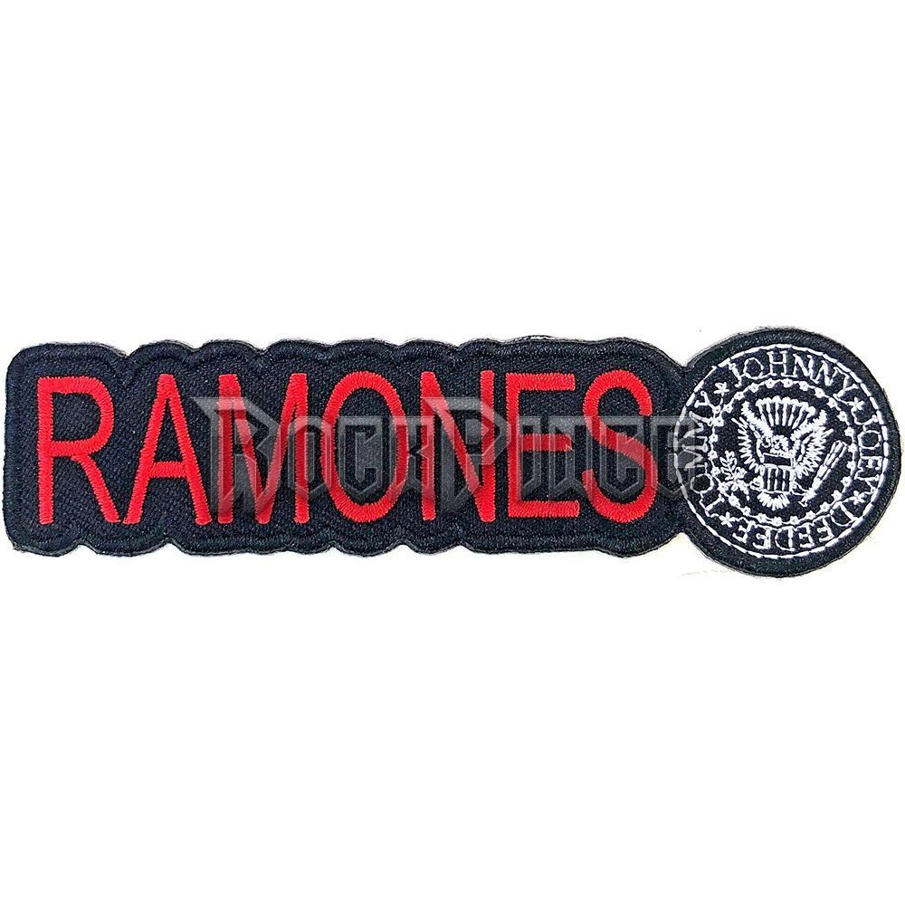 Ramones - Logo & Seal - kisfelvarró - RAPAT05