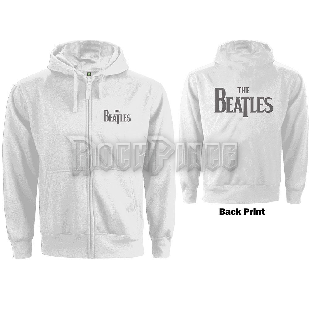 The Beatles - Drop T Logo - női cipzáras kapucnis pulóver - BEATHOOD11LW
