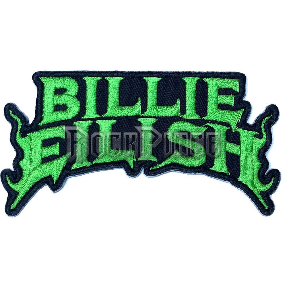 Billie Eilish - Flame Green - kisfelvarró - BILLIEPAT02GR