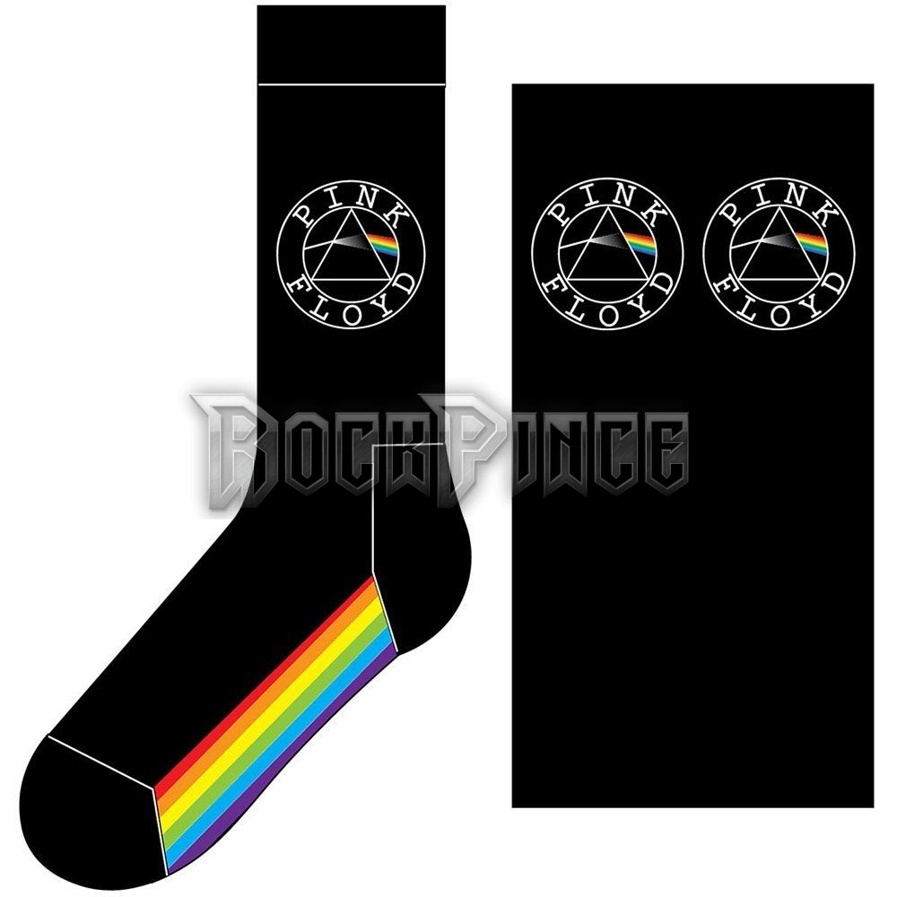 Pink Floyd - Spectrum Sole - unisex boka zokni (egy méret: 40-45) - PFSCK02MB
