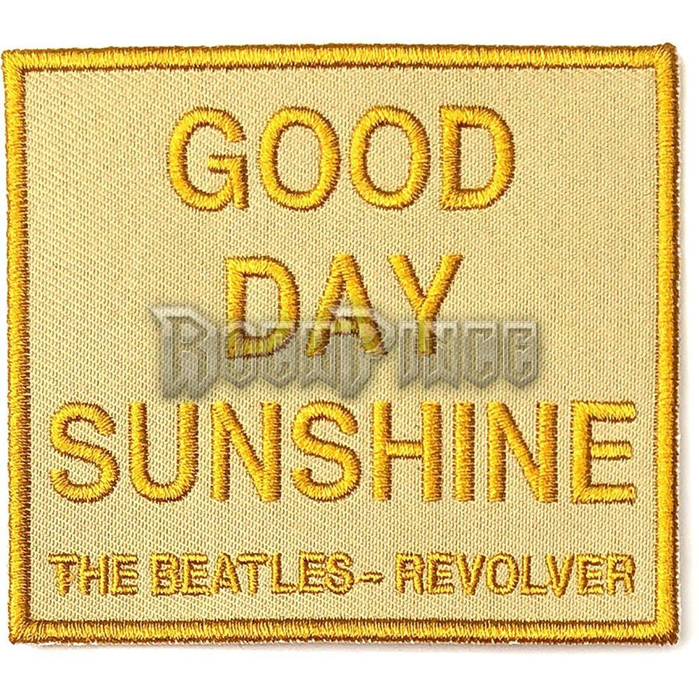 The Beatles - Good Day Sunshine - kisfelvarró - BEATSONGPAT06