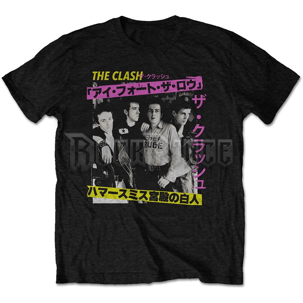 The Clash - London Calling Japan Photo - unisex póló - CLTS14MB