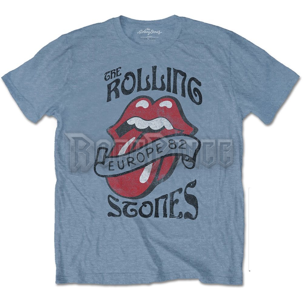 The Rolling Stones - Europe '82 Tour - unisex póló - RSTS132MSB