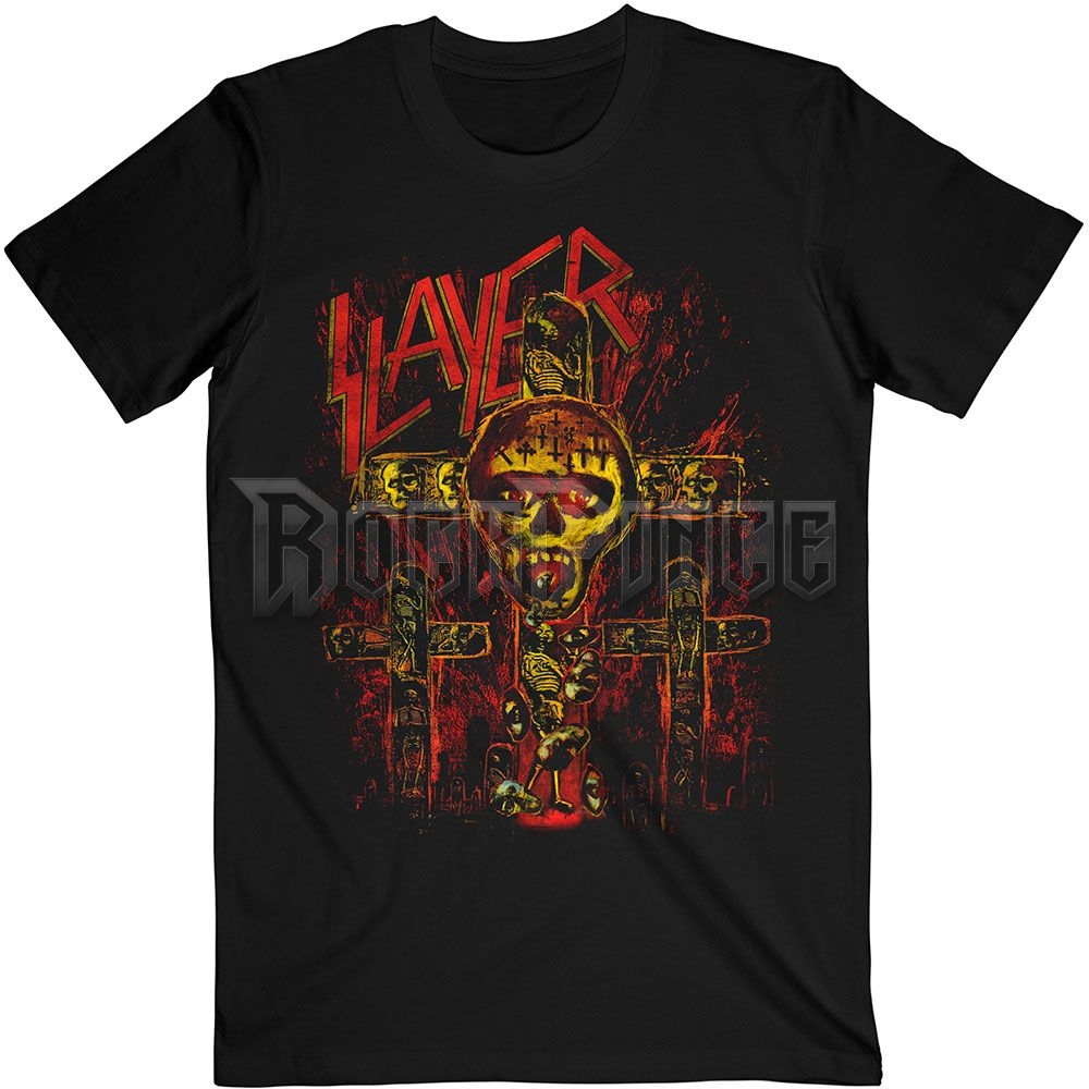 Slayer - SOS Crucifixion - unisex póló - SLAYTEE74MB