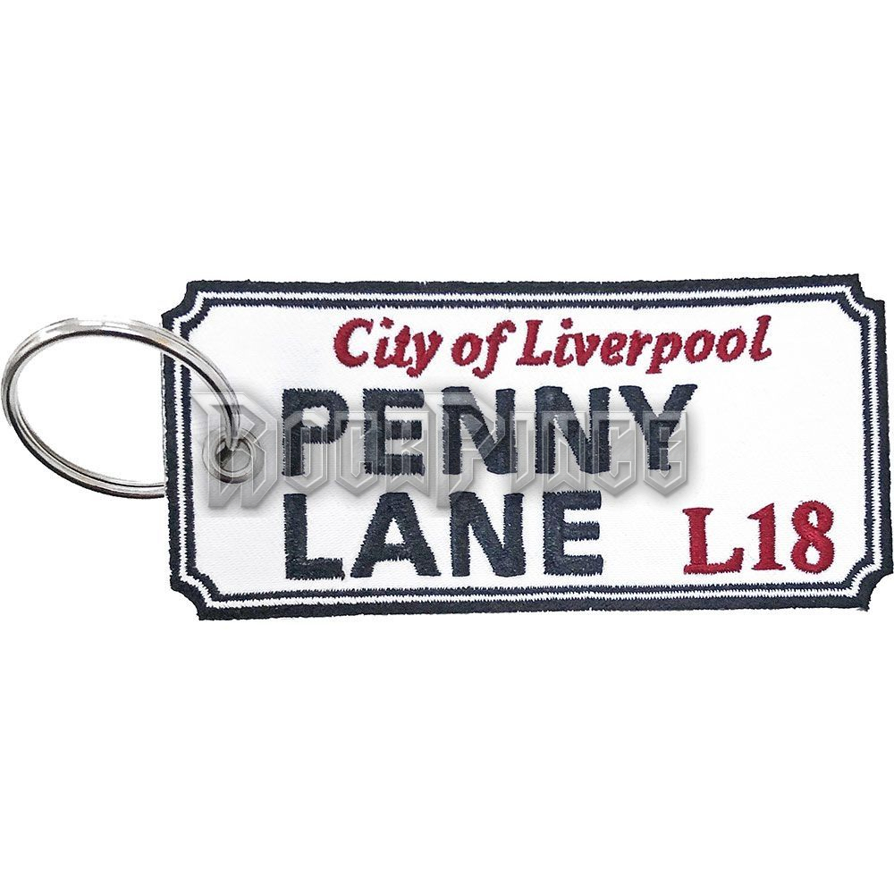 Road Sign - Penny Lane, Liverpool Sign - kulcstartó - ROFFSIGNPATKEYL18