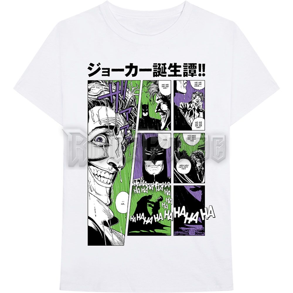 DC Comics - Joker Sweats Manga - unisex póló - BATMANTS07MW