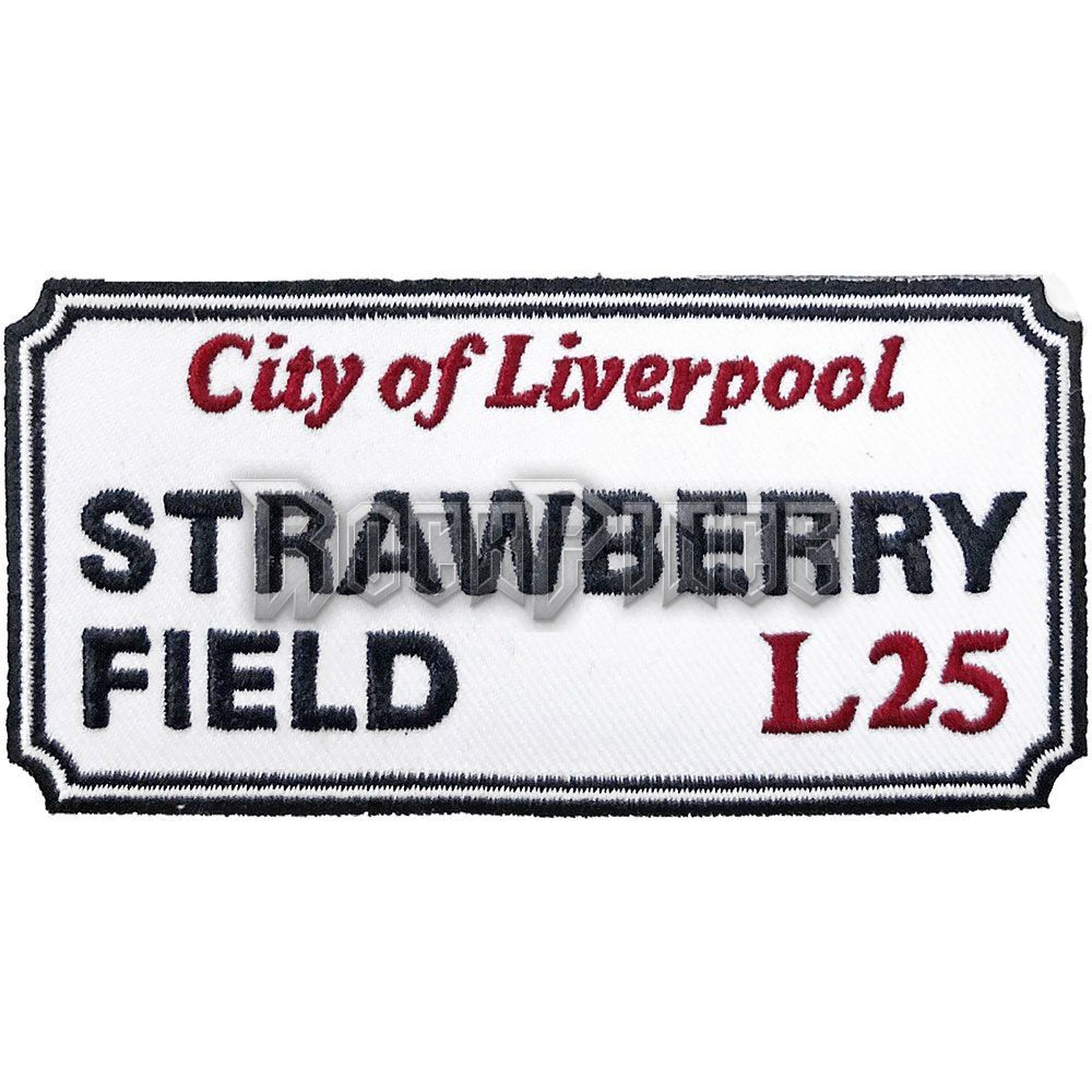 Road Sign - Strawberry Field, Liverpool Sign - kisfelvarró - ROFFSIGNPATL25