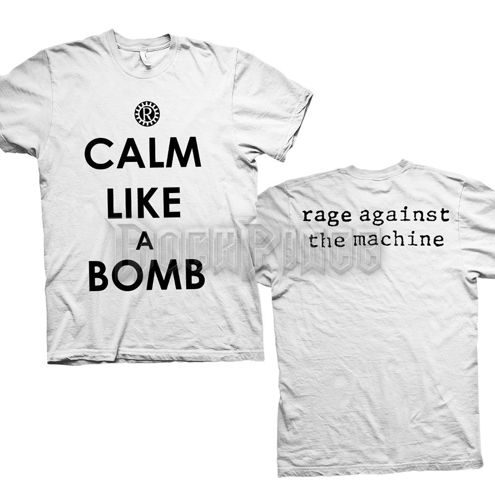 Rage Against The Machine - Calm Like A Bomb - unisex póló - RATMTS08MW
