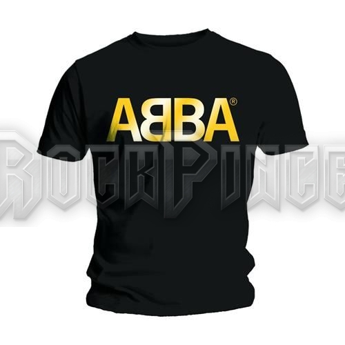 ABBA - Gold Logo - unisex póló - ABBATS01MB