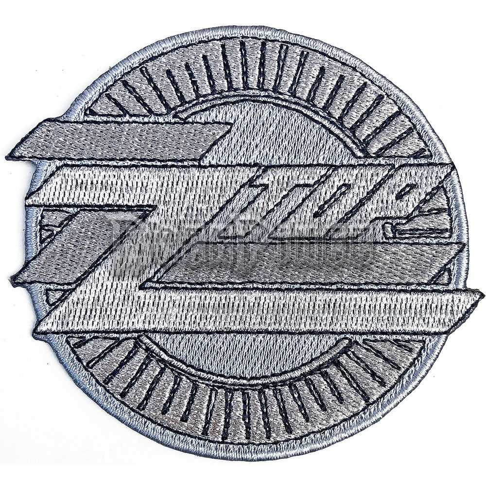 ZZ Top - Metallic Logo - kisfelvarró - ZZPAT02