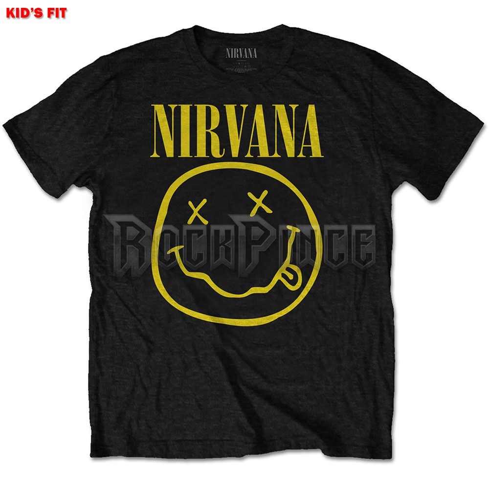Nirvana - Yellow Happy Face - gyerek póló - NIRVTS04BB