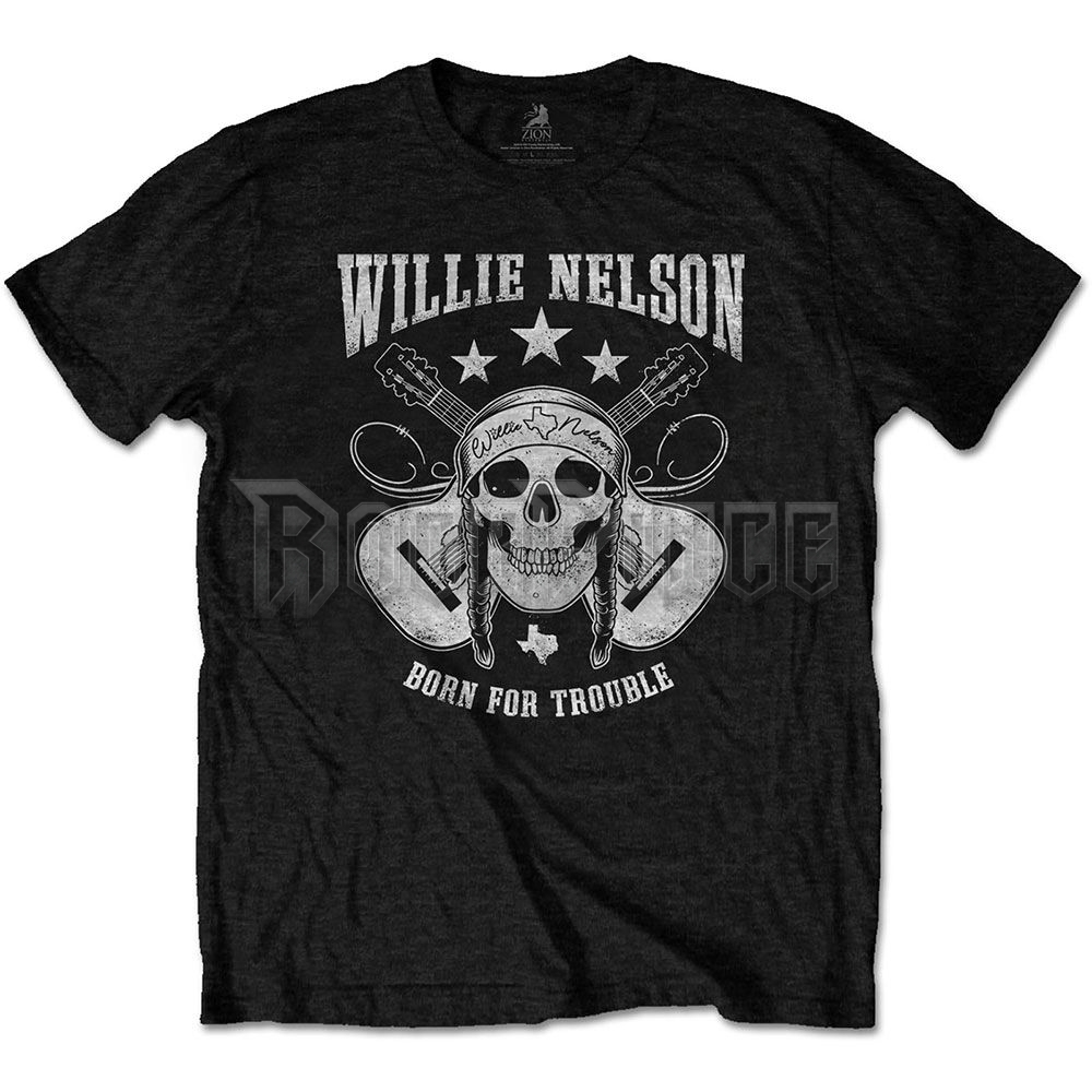 Willie Nelson - Skull - unisex póló - WNTS04MB