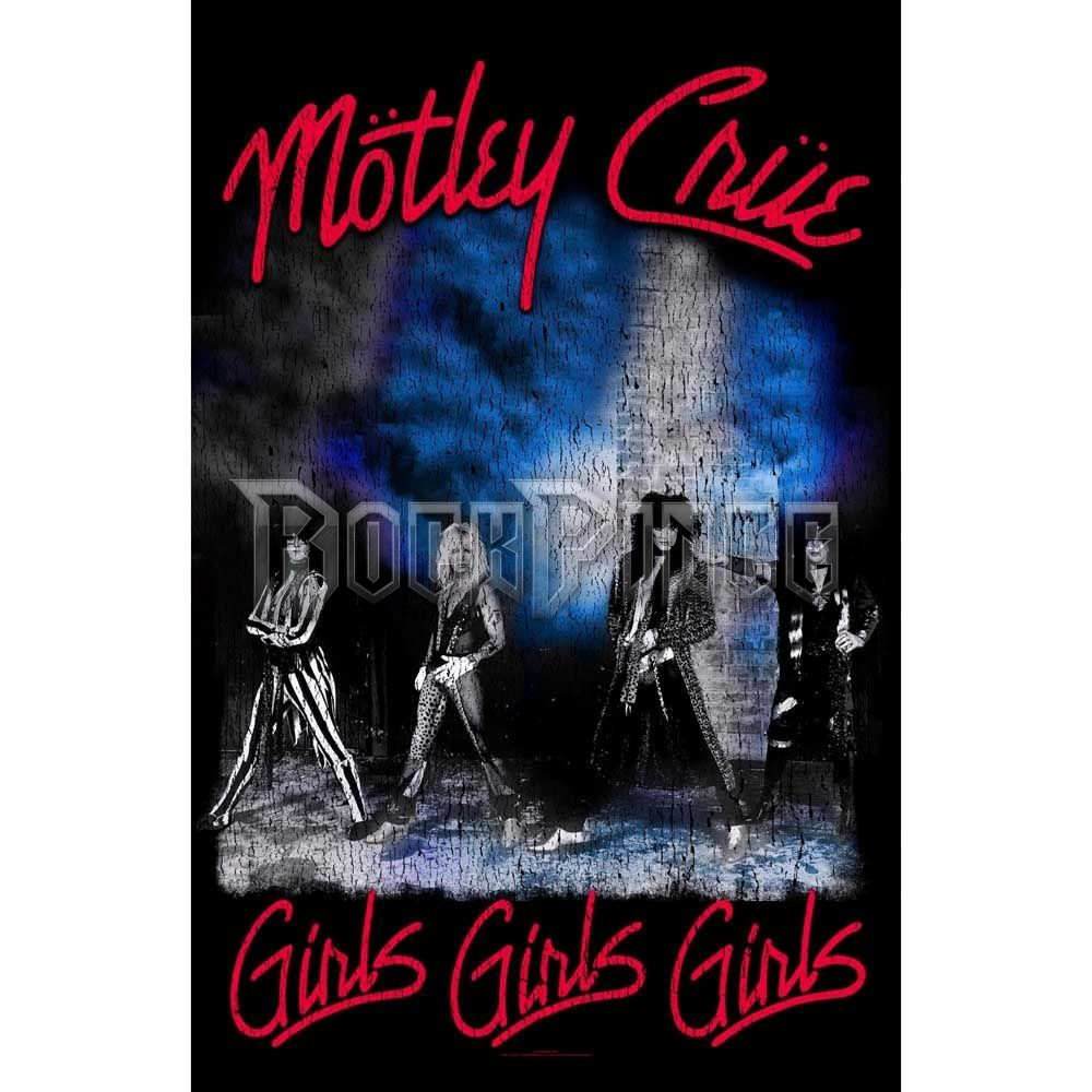 Mötley Crüe - Girls, Girls, Girls - Textil poszter / Zászló - TP180