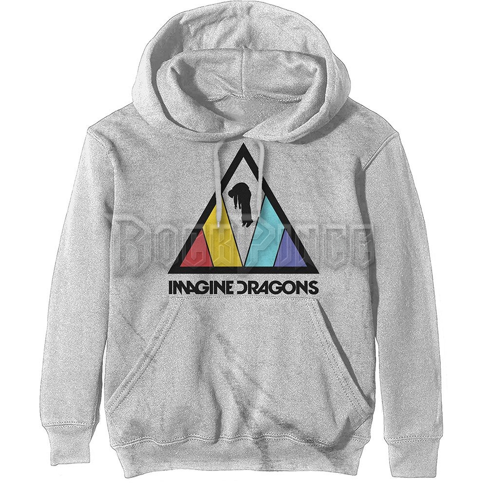Imagine Dragons - Triangle Logo - unisex kapucnis pulóver - IMDRHD08MOW