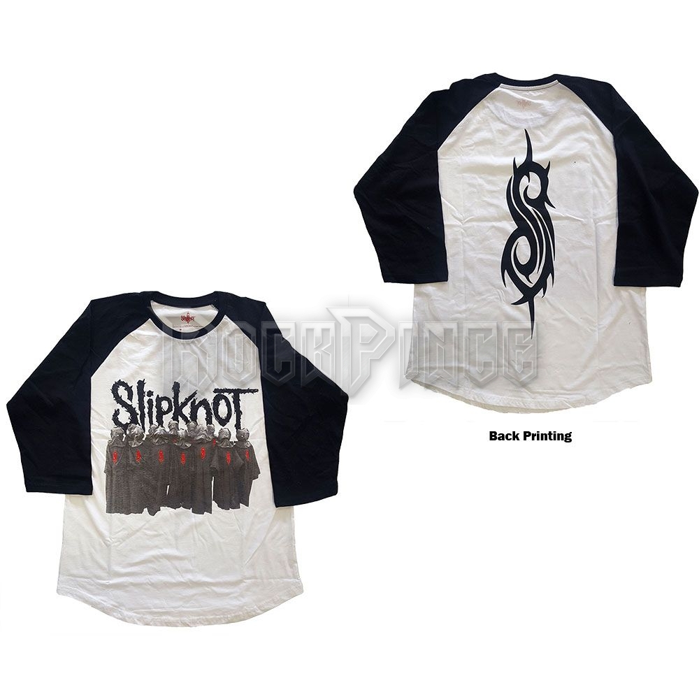 Slipknot - Choir - unisex raglán ujjú póló - SKRAG56WB