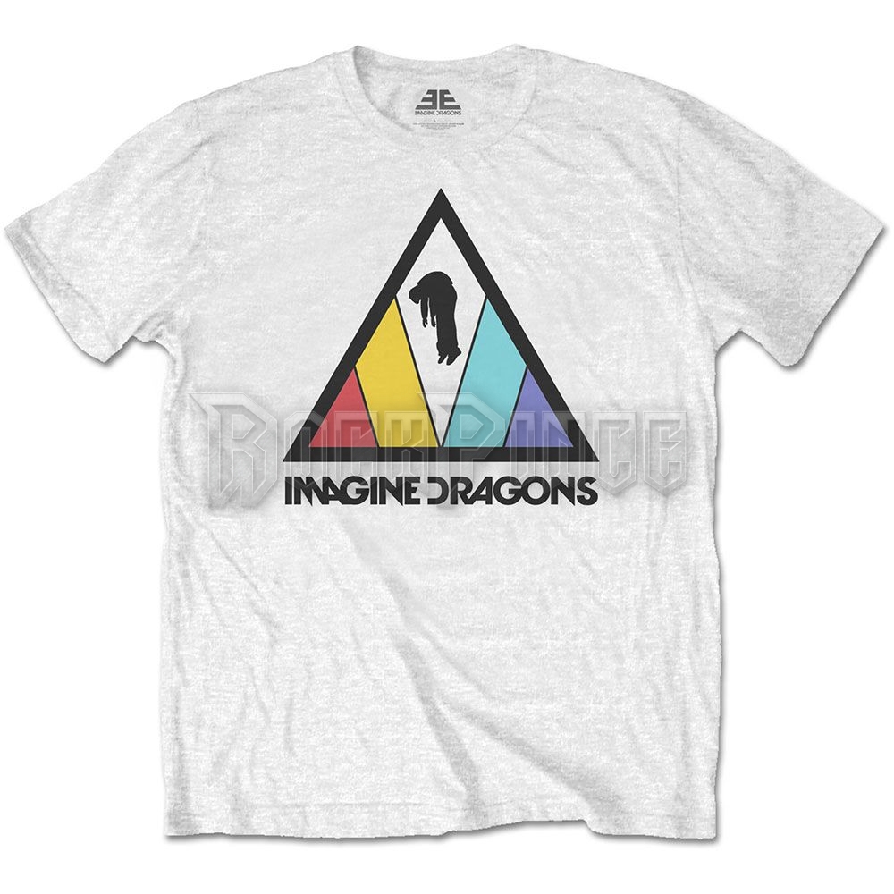 Imagine Dragons - Triangle Logo - unisex póló - IMDRTS08MW