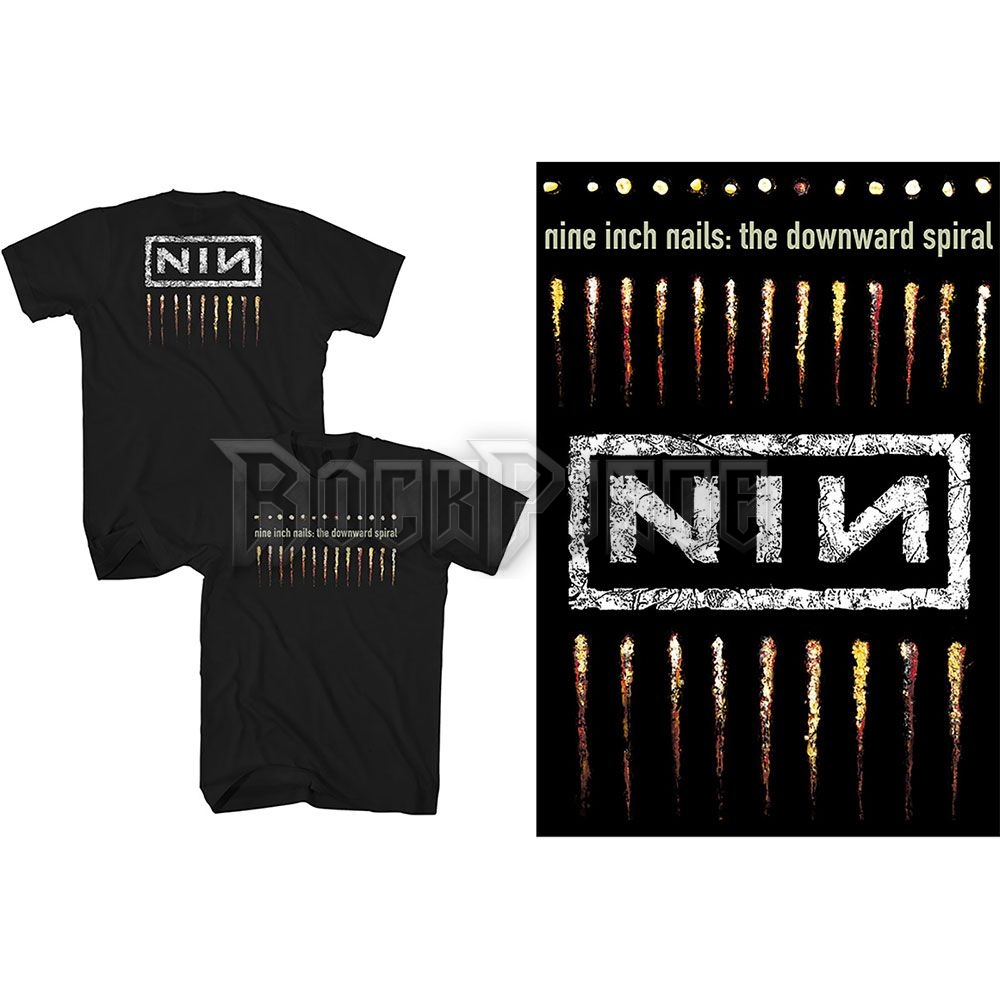 Nine Inch Nails - Downward Spiral - unisex póló - NINTS04MB