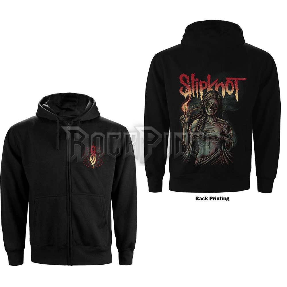 Slipknot - Burn Me Away - unisex cipzáras kapucnis pulóver - SKZHD05MB