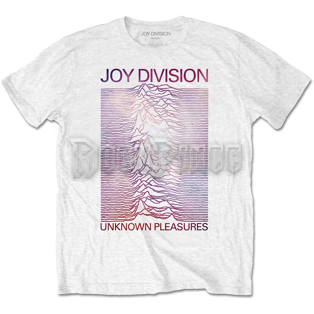 Joy Division - Space - Unknown Pleasures Gradient - unisex póló - JDTS05MW