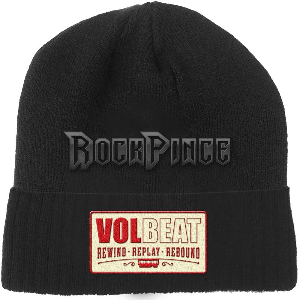 Volbeat - Rewind, Replay, Rebound - kötött sapka - VOLBEAN01B