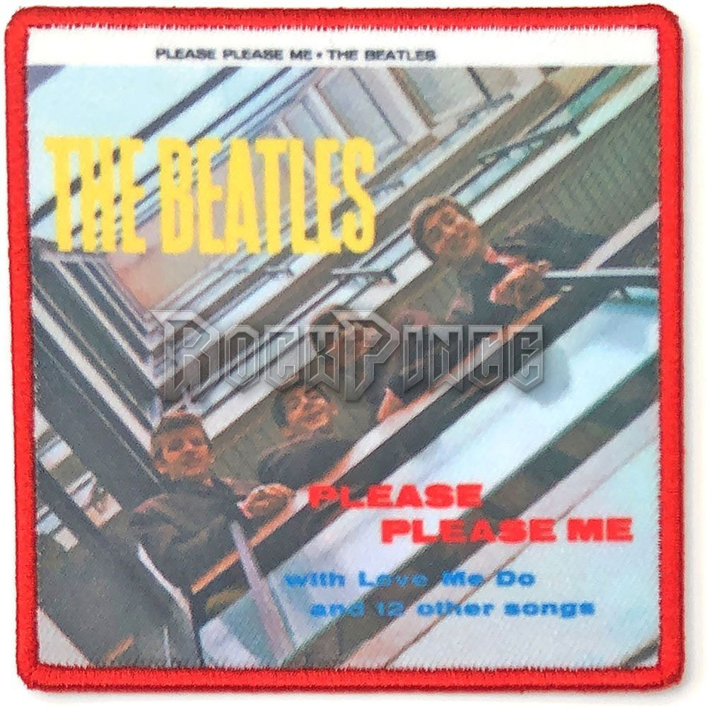 The Beatles - Please Please Me Album Cover - kisfelvarró - BEATALBPAT01