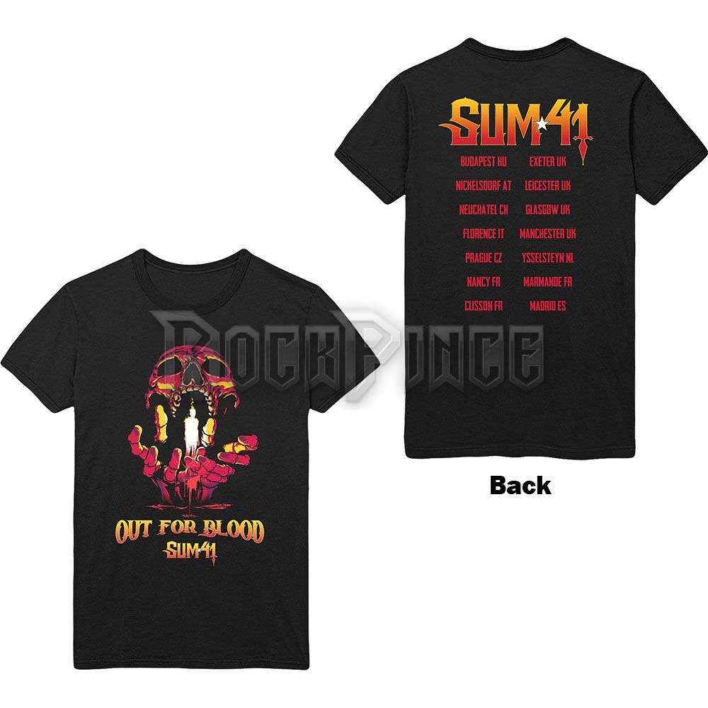 Sum 41 - Out For Blood - unisex póló - SUMTS03MB