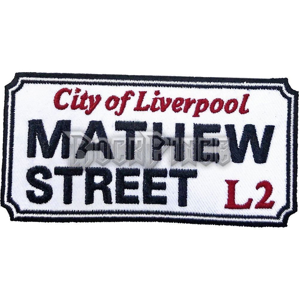 Road Sign - Mathew Street, Liverpool Sign - kisfelvarró - ROFFSIGNPATL02