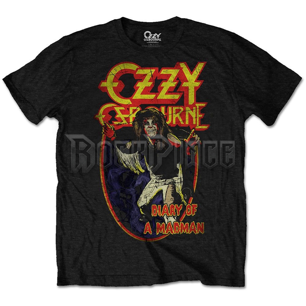 Ozzy Osbourne - Diary of a Mad Man - unisex póló - OZZTSG03MB
