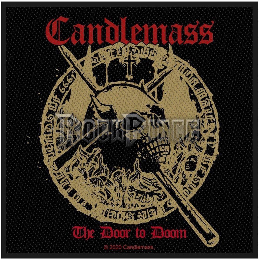 Candlemass - The Door to Doom - kisfelvarró - SP3157