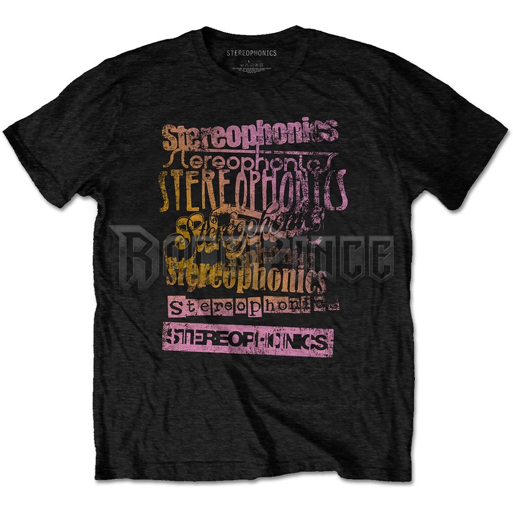 Stereophonics - Logos - unisex póló - STPHTS01MB